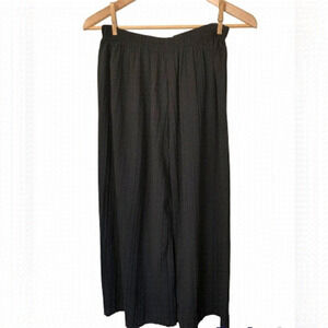 Boho Wide Leg Cropped Palazzo Pants Medium